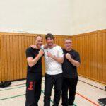 GM Christian Nau, Arnispraktiker Jonas Fuchs und Meister Michael Schneider